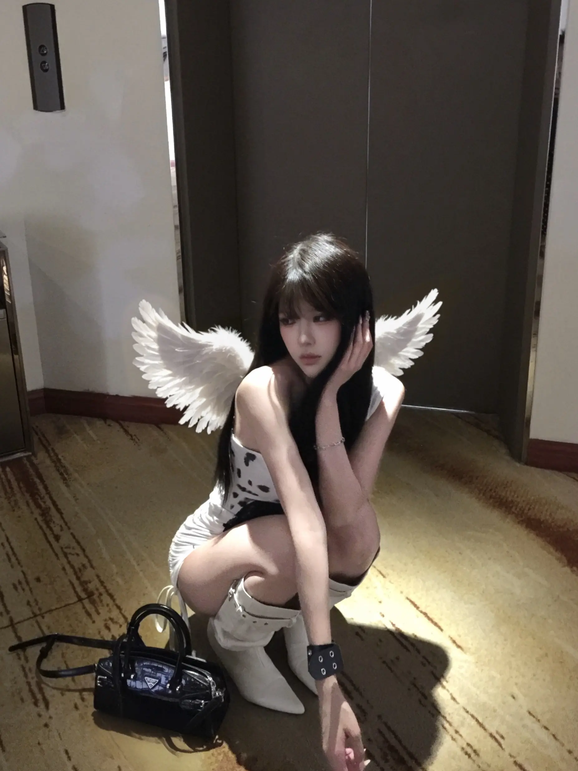 谢谢你像天使一样出现在我的生活里 但是我是撒旦你完蛋了