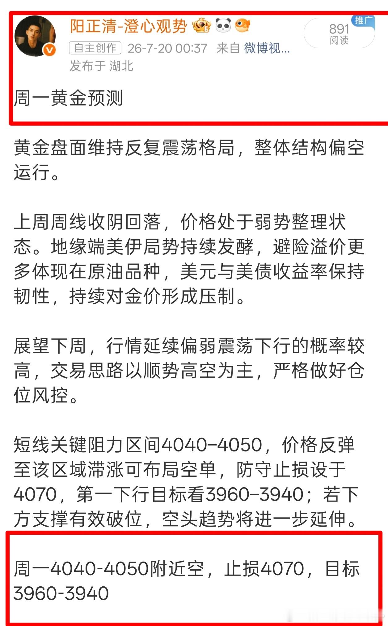 问问自己，你为什么没有跟上?4040→  3998 拿下  42美點神级预判应验
