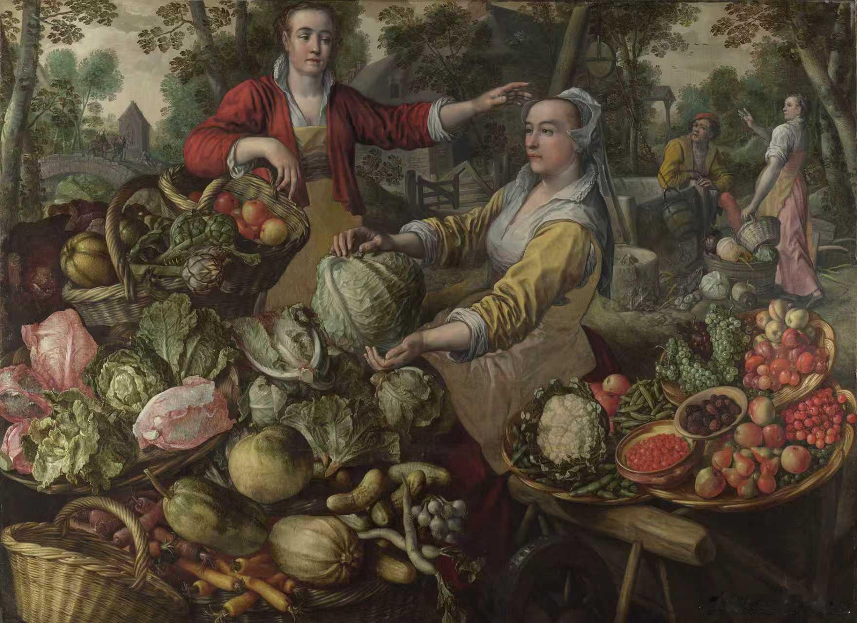 西洋历史文化鱼缸[超话] 佛兰德画家Joachim Beuckelaer(约15