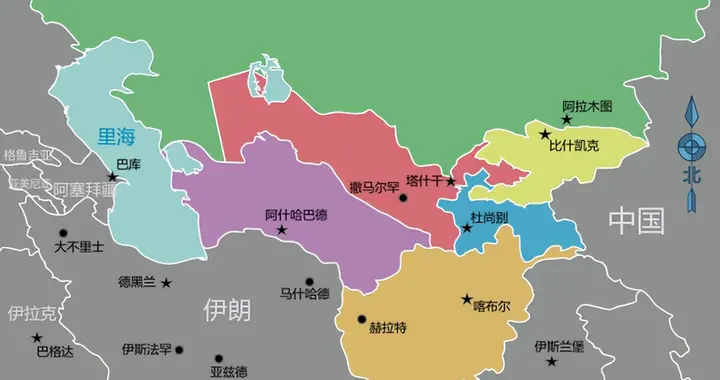 欧亚大陆的“东西南北中”