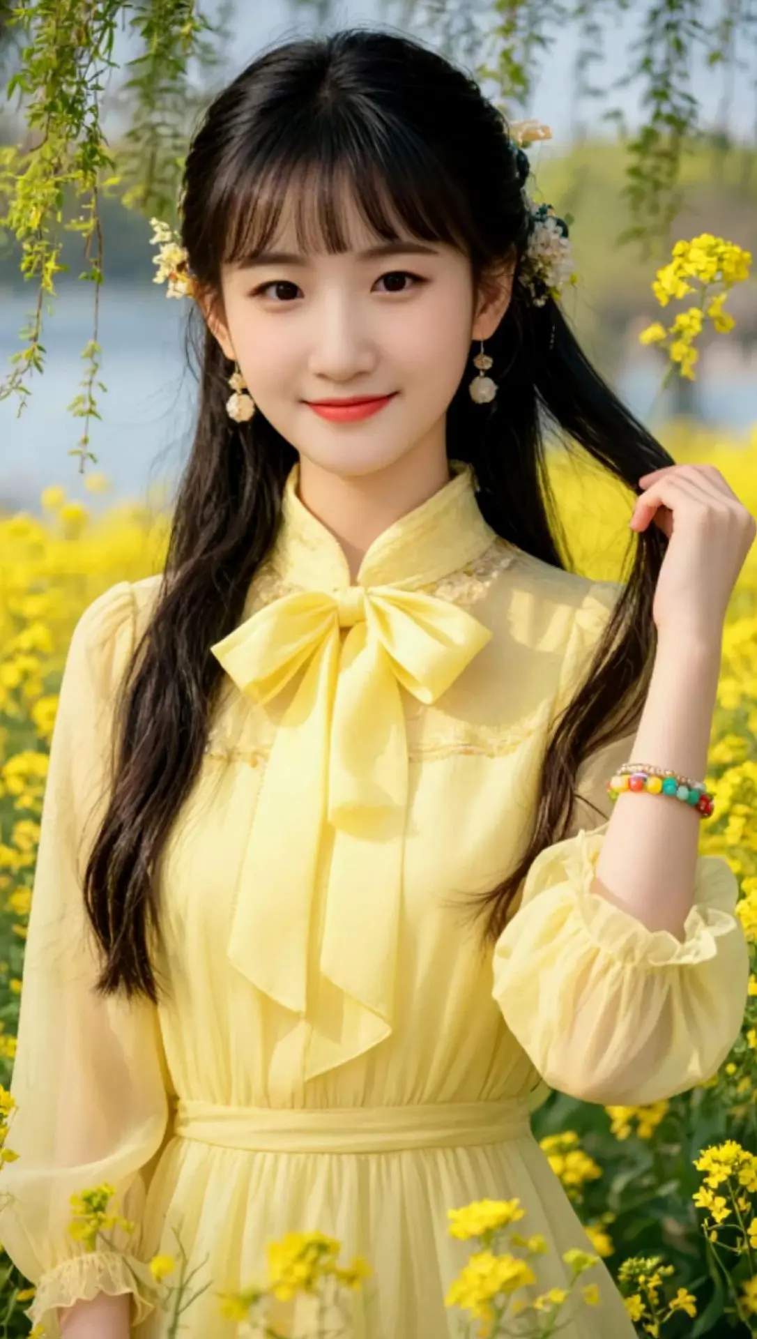 AI田园清新写真 ai创作