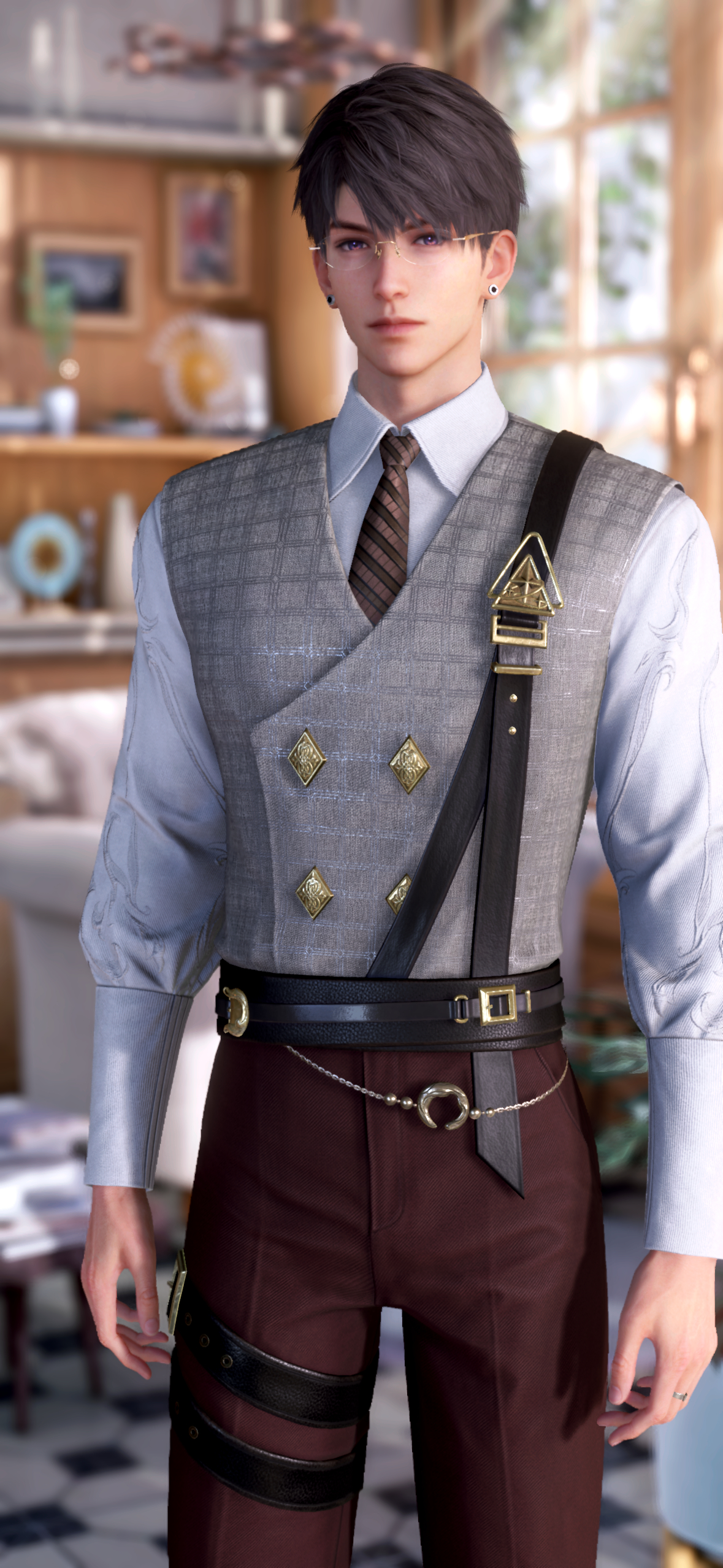 早安兄长，换新衣服穿穿 