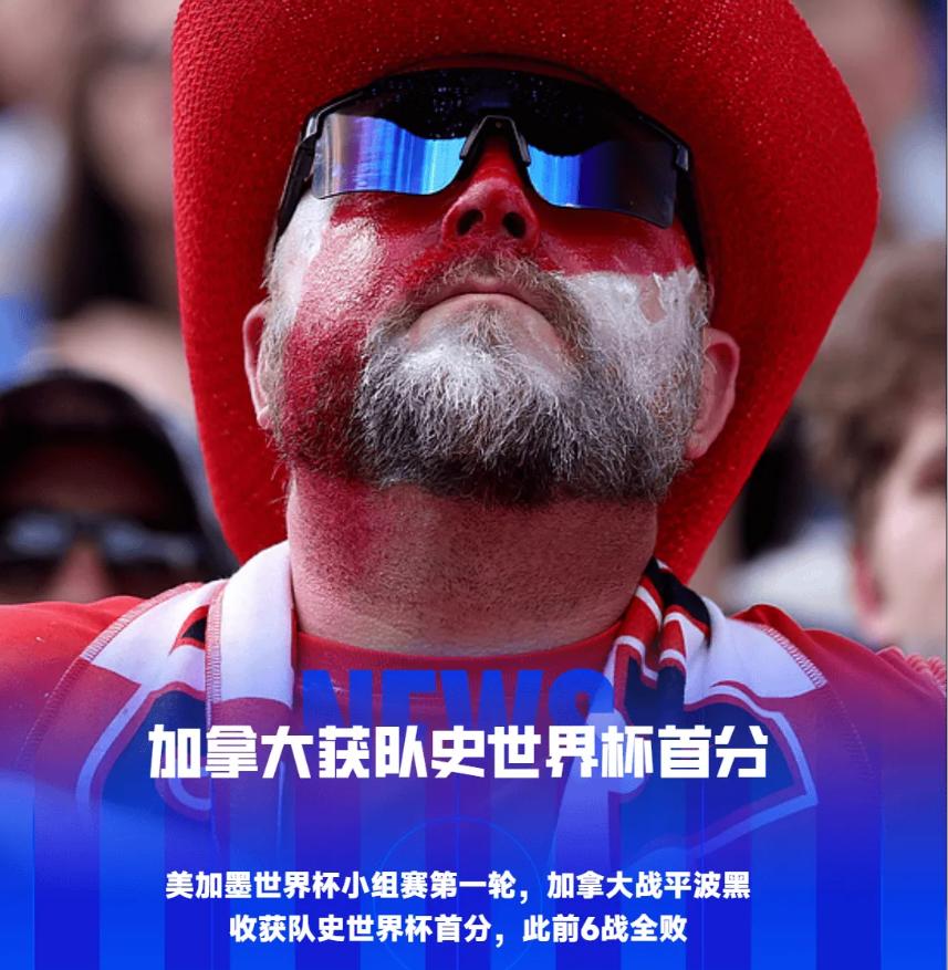 唉，说不羡慕是假的……
就连加拿大都能在世界杯上拿到一分了。印象中他们就是鱼腩，