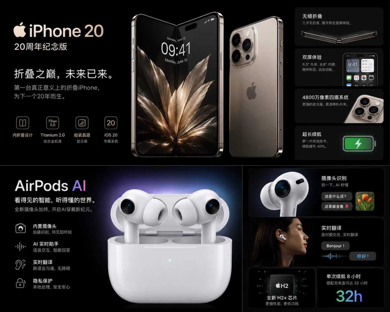 苹果近年来规模最大的产品升级，已经在计划中1 20周年纪念版机型2 折叠屏iPh