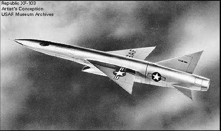 XF-103：冷战时代的“纸上火箭”，一场技术与野心的豪赌

1950年代的天空