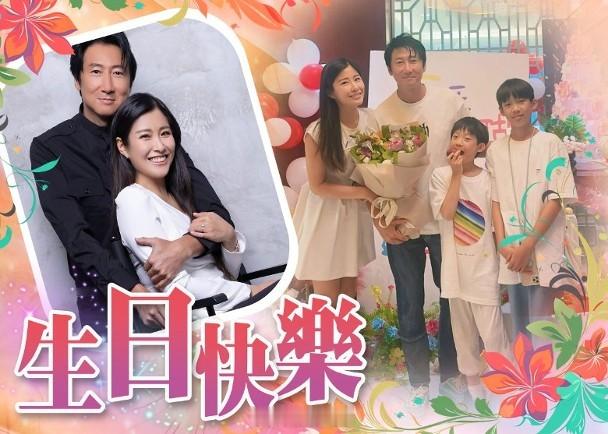 【On.cc】洪天明生日獲老婆高調示愛　行動打破婚變傳聞藝人洪天明與太太周家蔚（