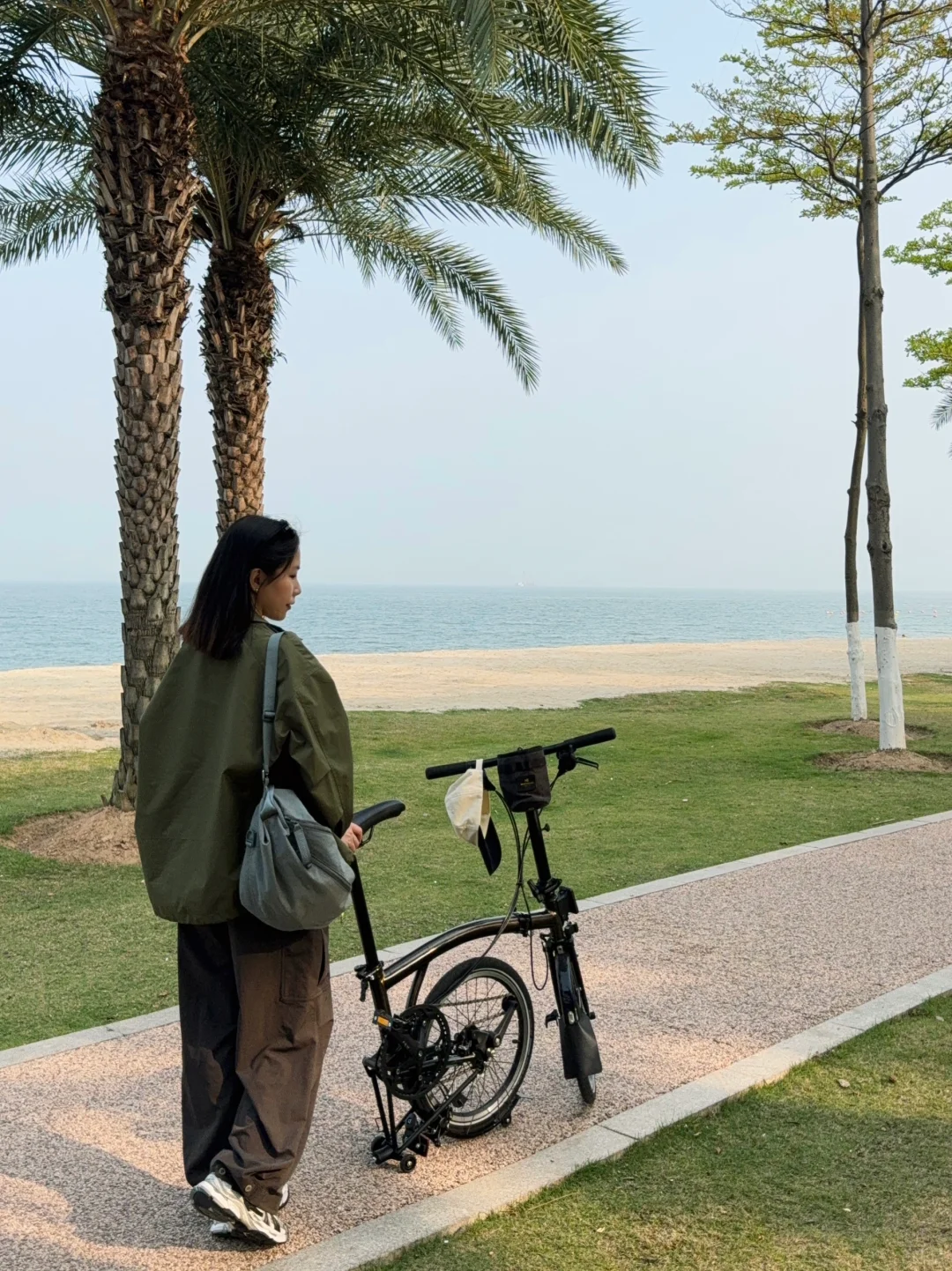 海边骑行的快乐谁懂啊！🏝️🎧🌊