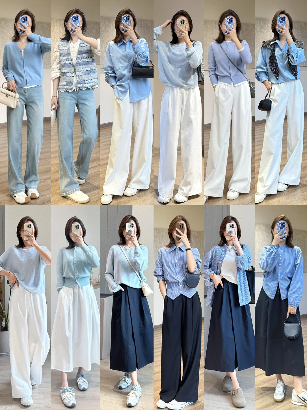 清冷高级，温柔有力量，女神节穿喜欢的蓝调