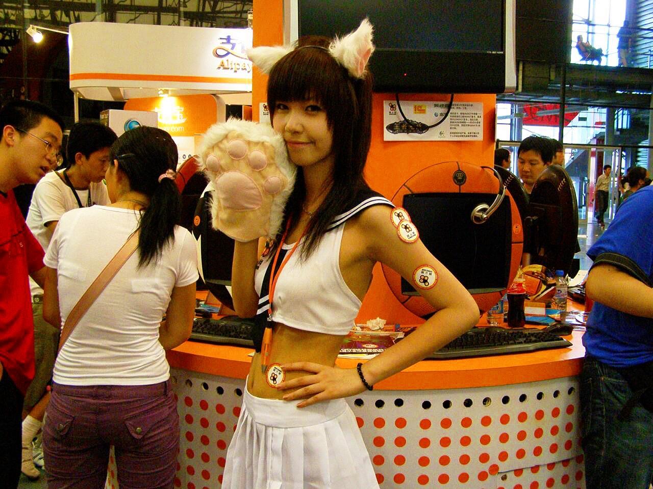 2008年，上海，ChinaJoy时尚展