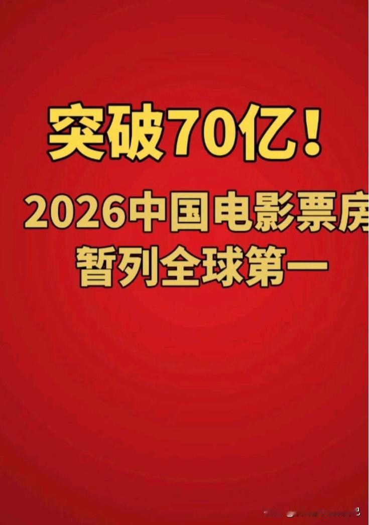 家人们！必须刷屏庆祝！中国电影这波真的赢麻了！🇨🇳
 
最新数据出炉，截至2