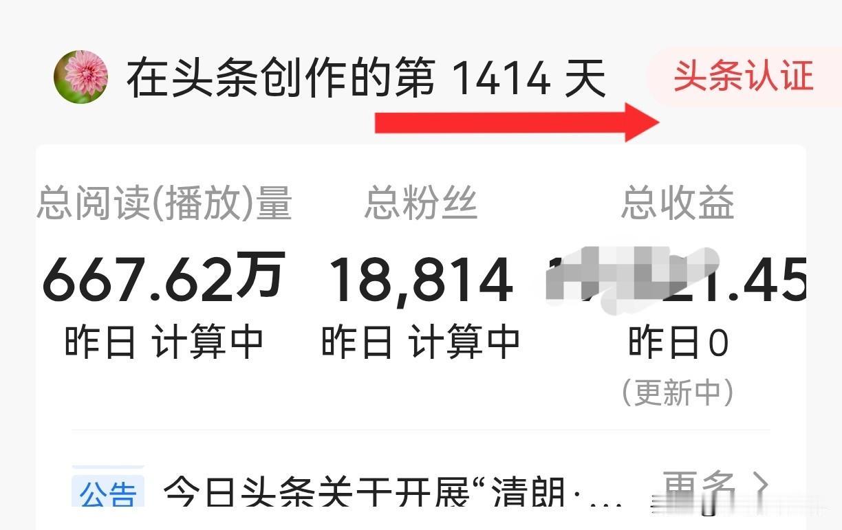 不知不觉，来头条已经第1414天啦！这个数字很特别，也让我想停下脚步来总结一下。