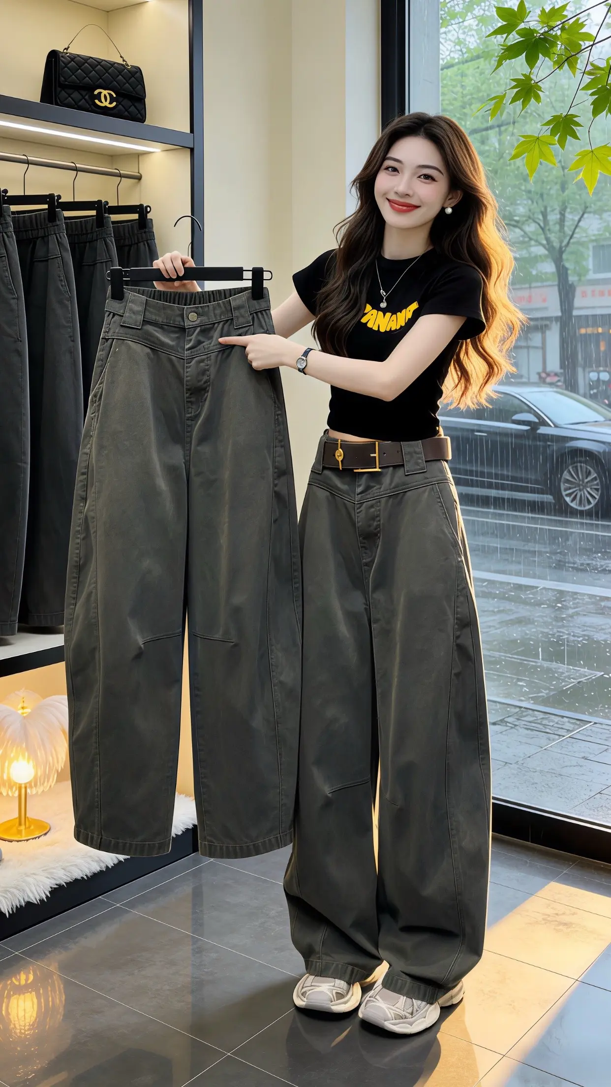 高颜值炸街女工装裤 怎么将牛仔裤穿出高级感 穿出自己的风格 早春穿搭 ...