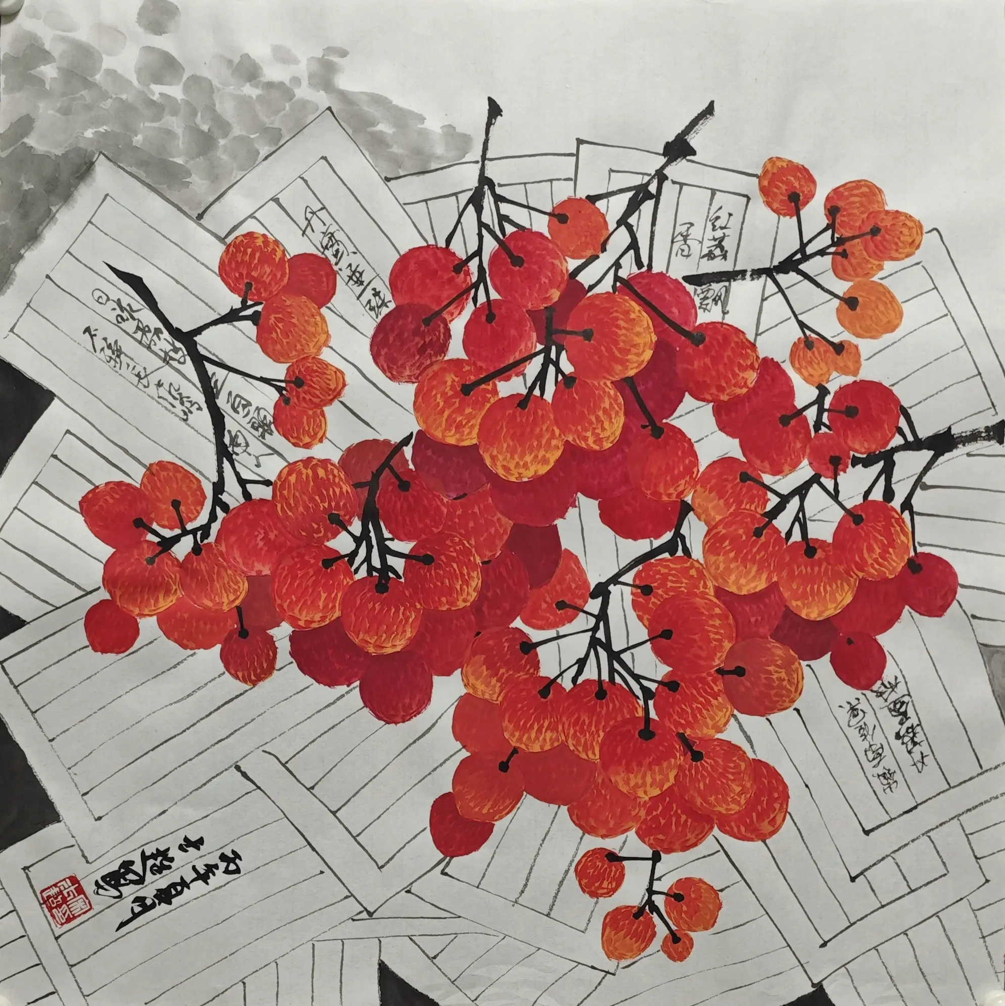 写意花鸟学习。