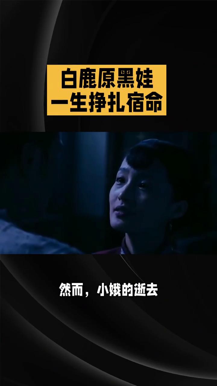 白鹿原黑娃一生挣扎宿命。
白鹿原上黑娃的一生如同一部命运史诗，爱恨交织，挣扎与救