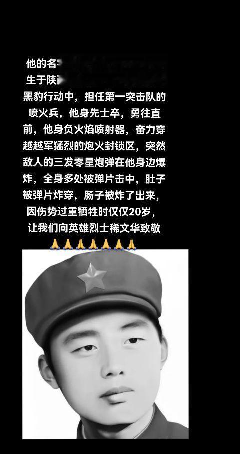 他勇敢的用自己的生命换来了我们今天的安居乐业和万家灯火用生命守护着国家...