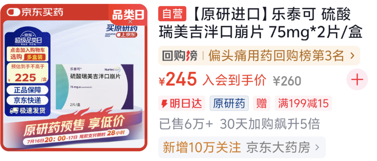 偏头疼止疼药是不是贵的有点太离谱了