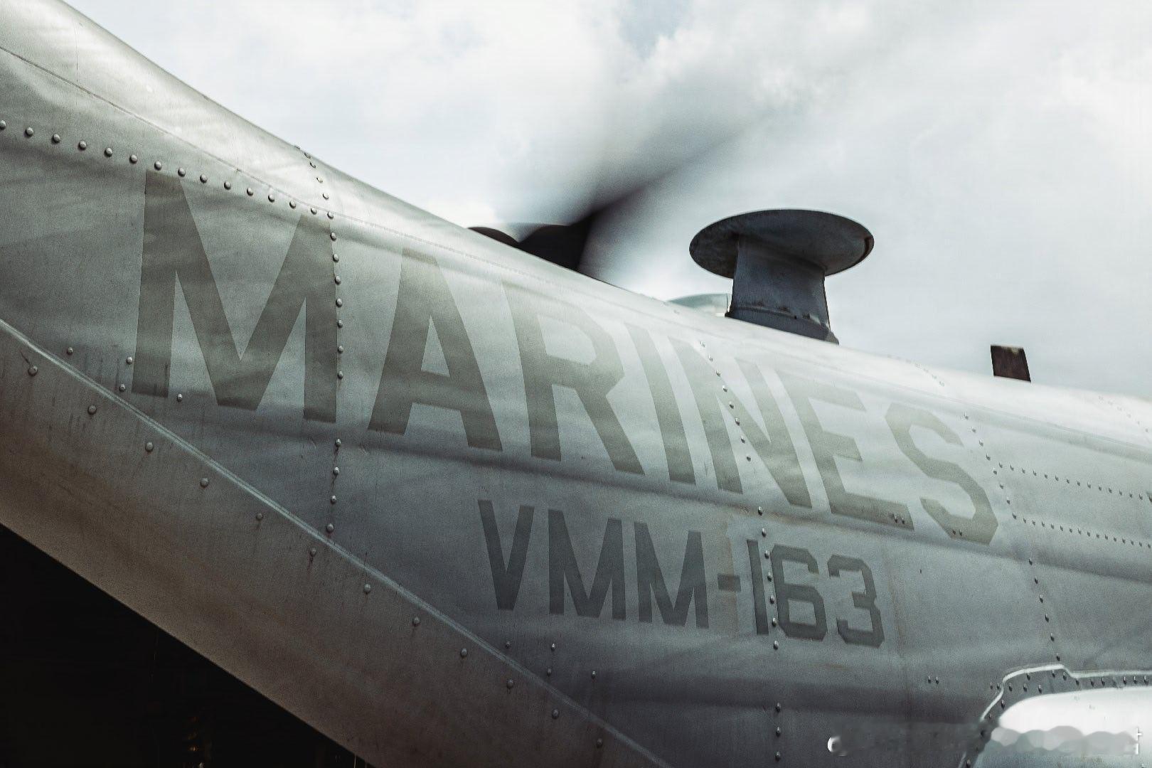 2026年4月18日，第163中型旋翼机中队在关岛安德森空军基地 