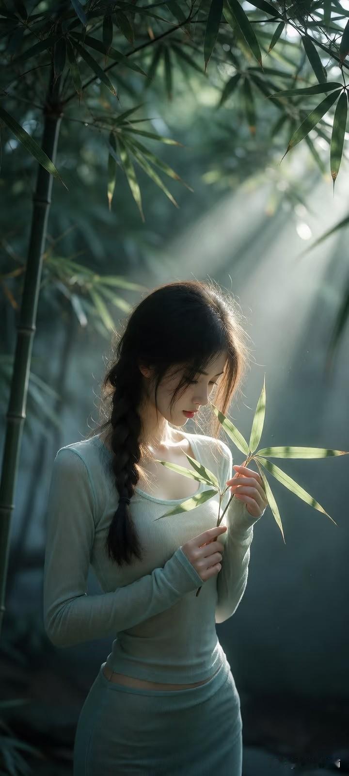 一林竹影
半束天光
人间静如许
人间风景皆有期 清风可慰世间人