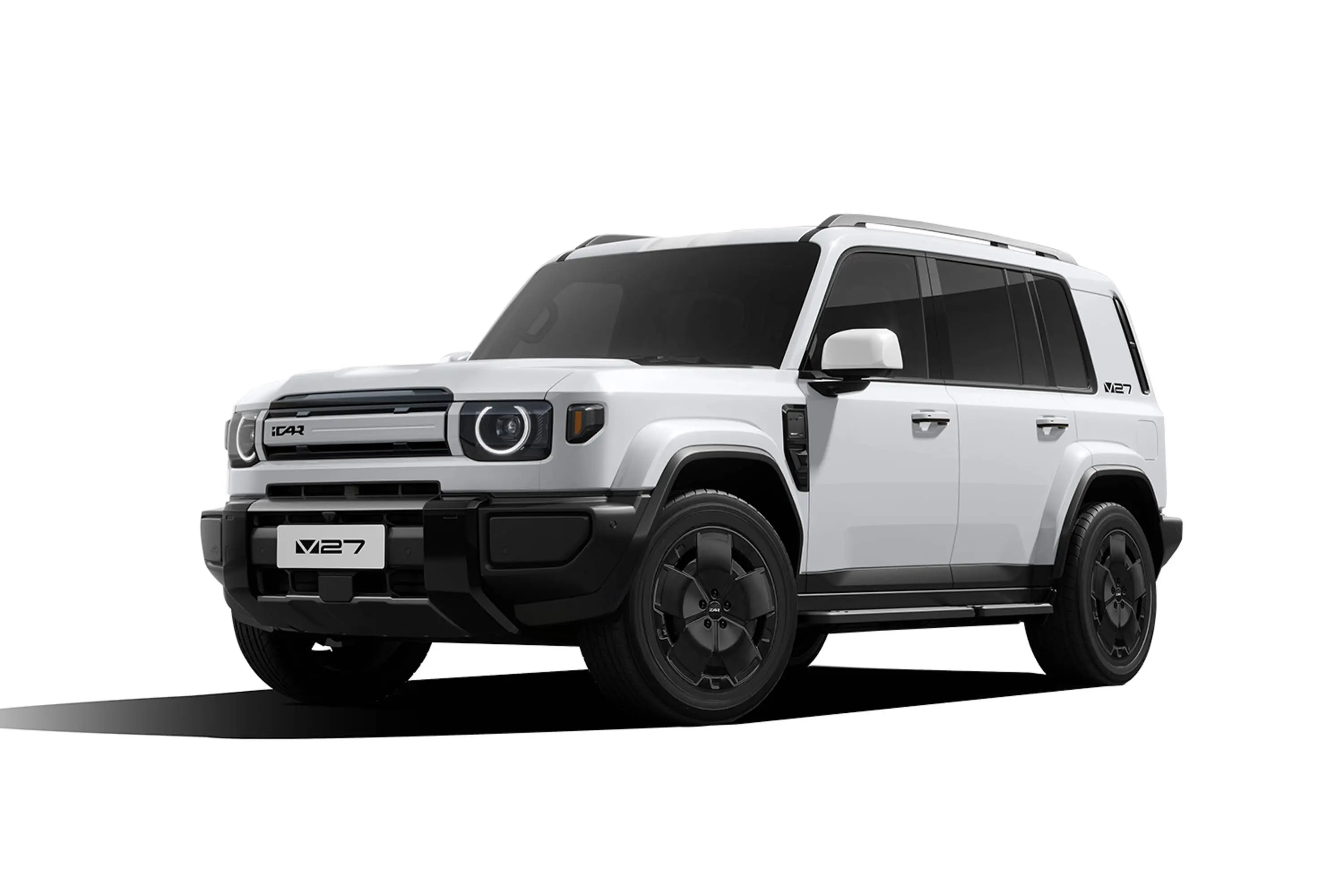 iCAR V27这台家庭新硬派方盒子确实挺有想法✨方方正正的造型很耐看，城市开着
