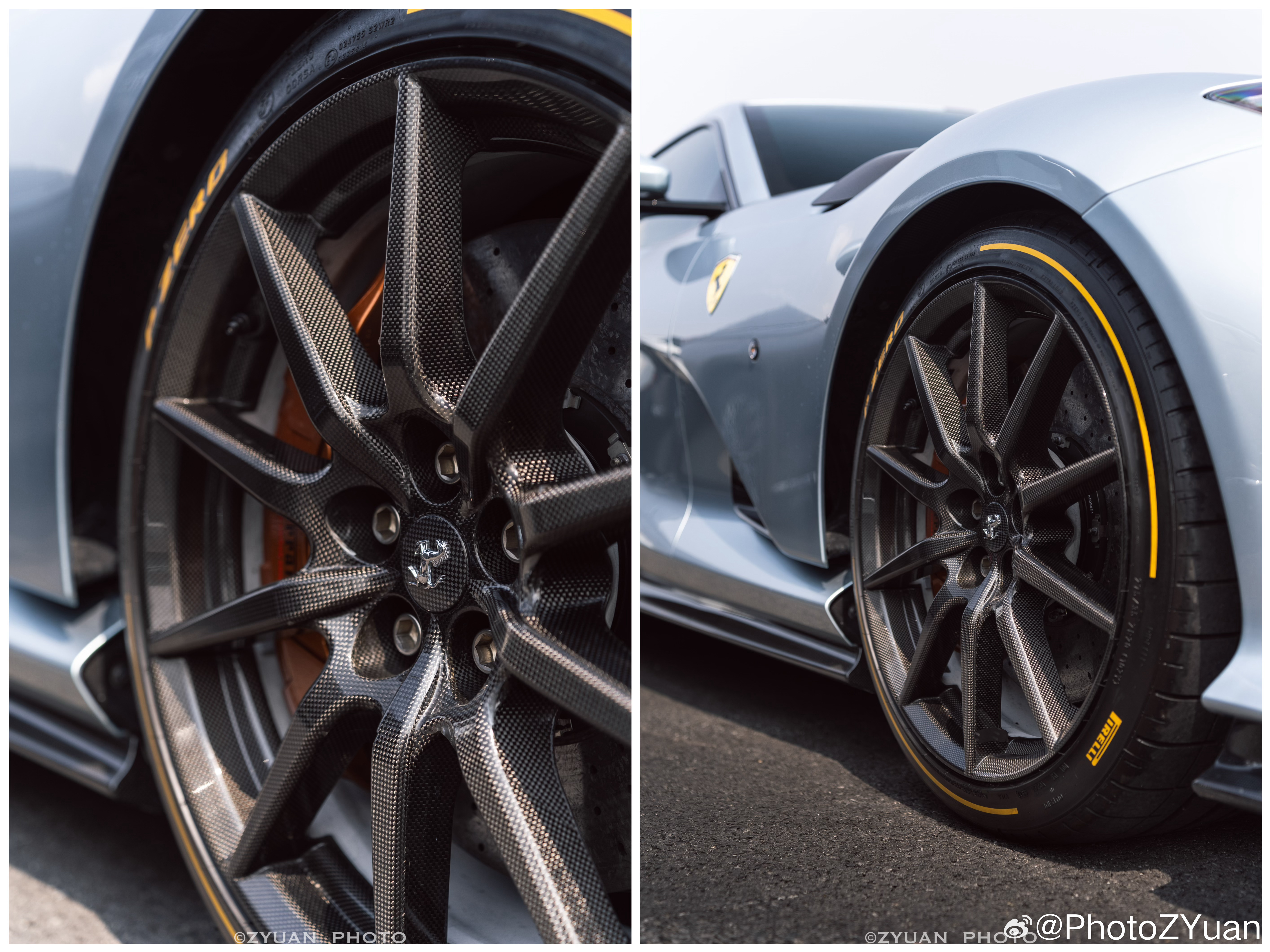 📸一台Grigio Alloy车漆的812Competizione🇮🇹 这