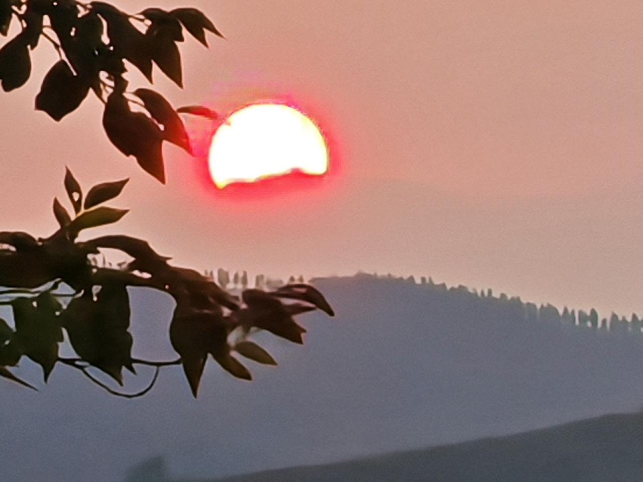 夕阳虽无限好，奈何已是近黄昏。
——把这一抹红，留给今日温柔。黄昏日落景 黄昏余