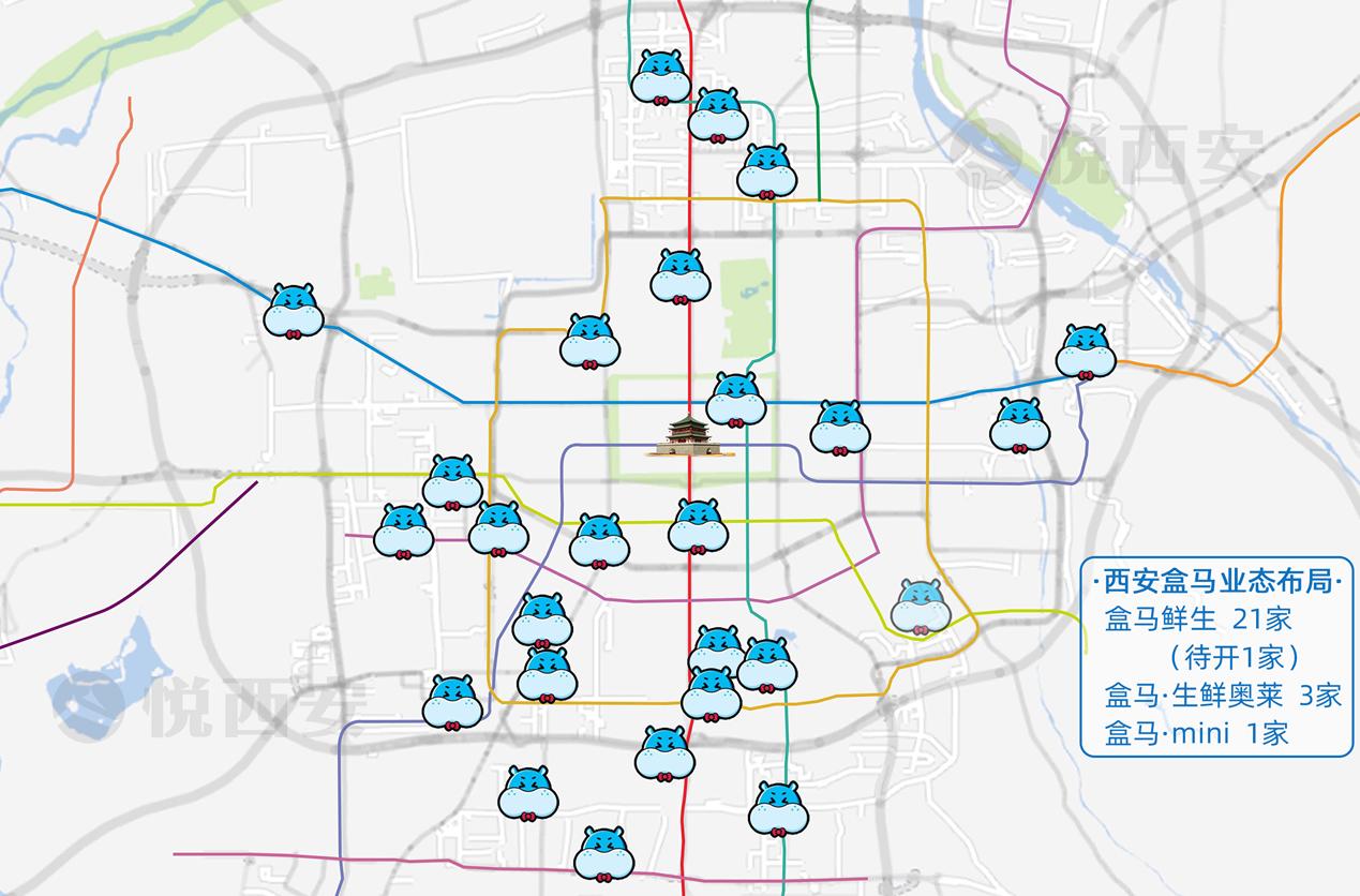 盒马覆盖版图有望扩大至能源金贸区，品牌方面已与计划今年亮相的中梁百悦广场达成入驻