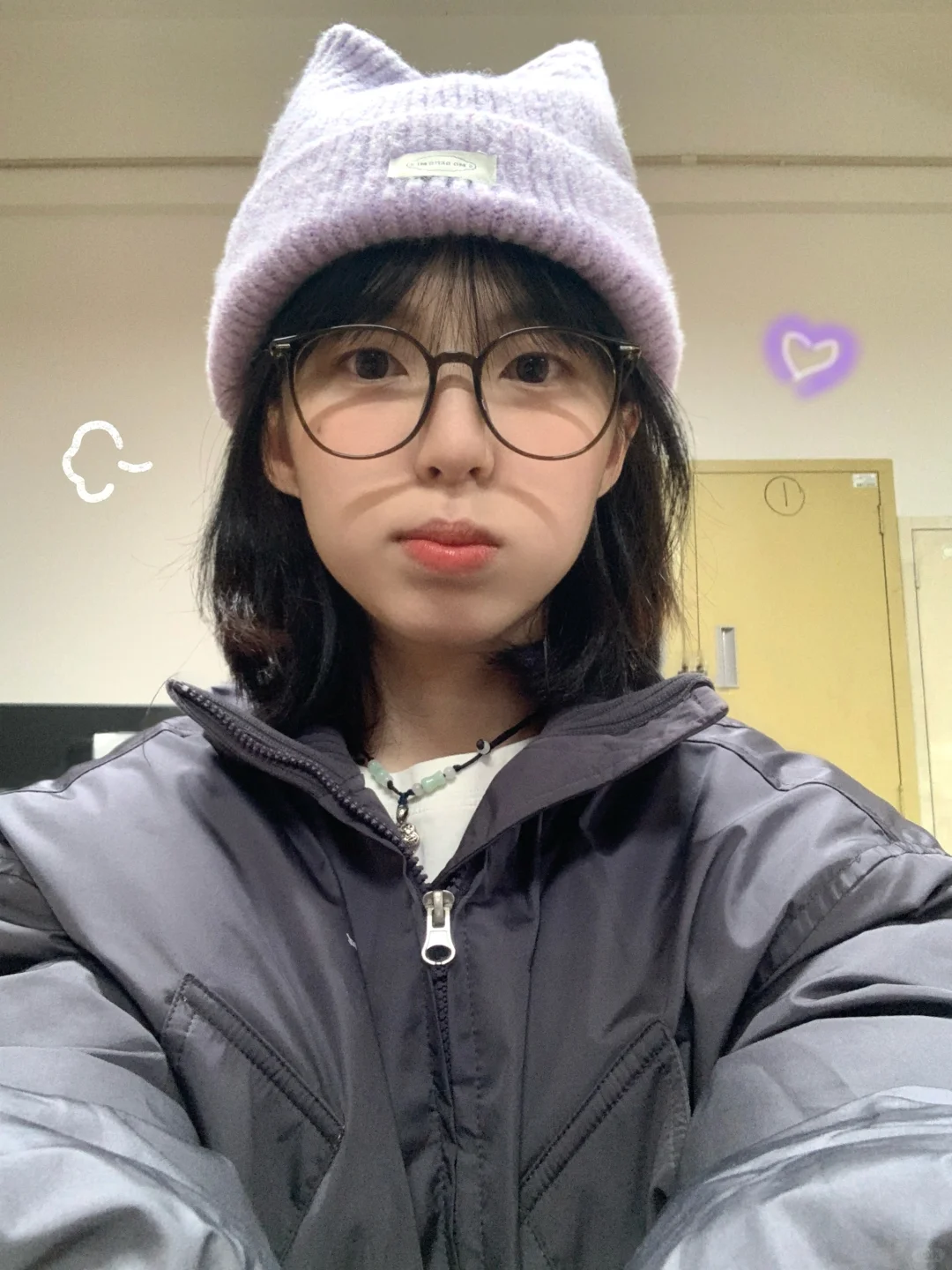 紫色小猫