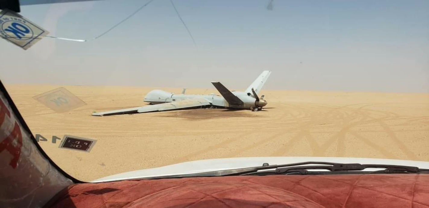 今天网传，一架美国空军MQ-9 死神无人机“硬着陆”，落入胡塞武装手中，据说几乎