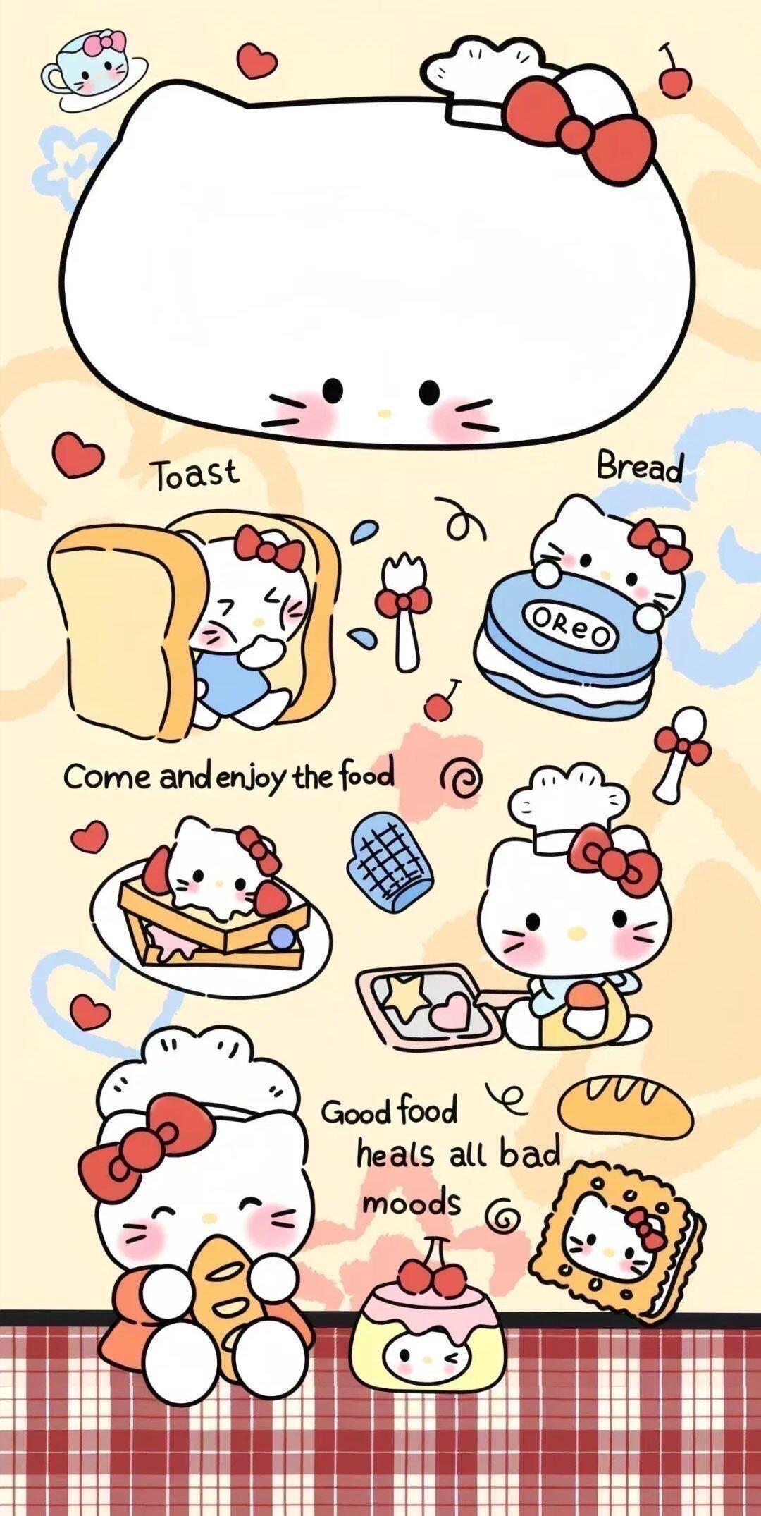 hello Kitty壁纸锁屏背景图分享 