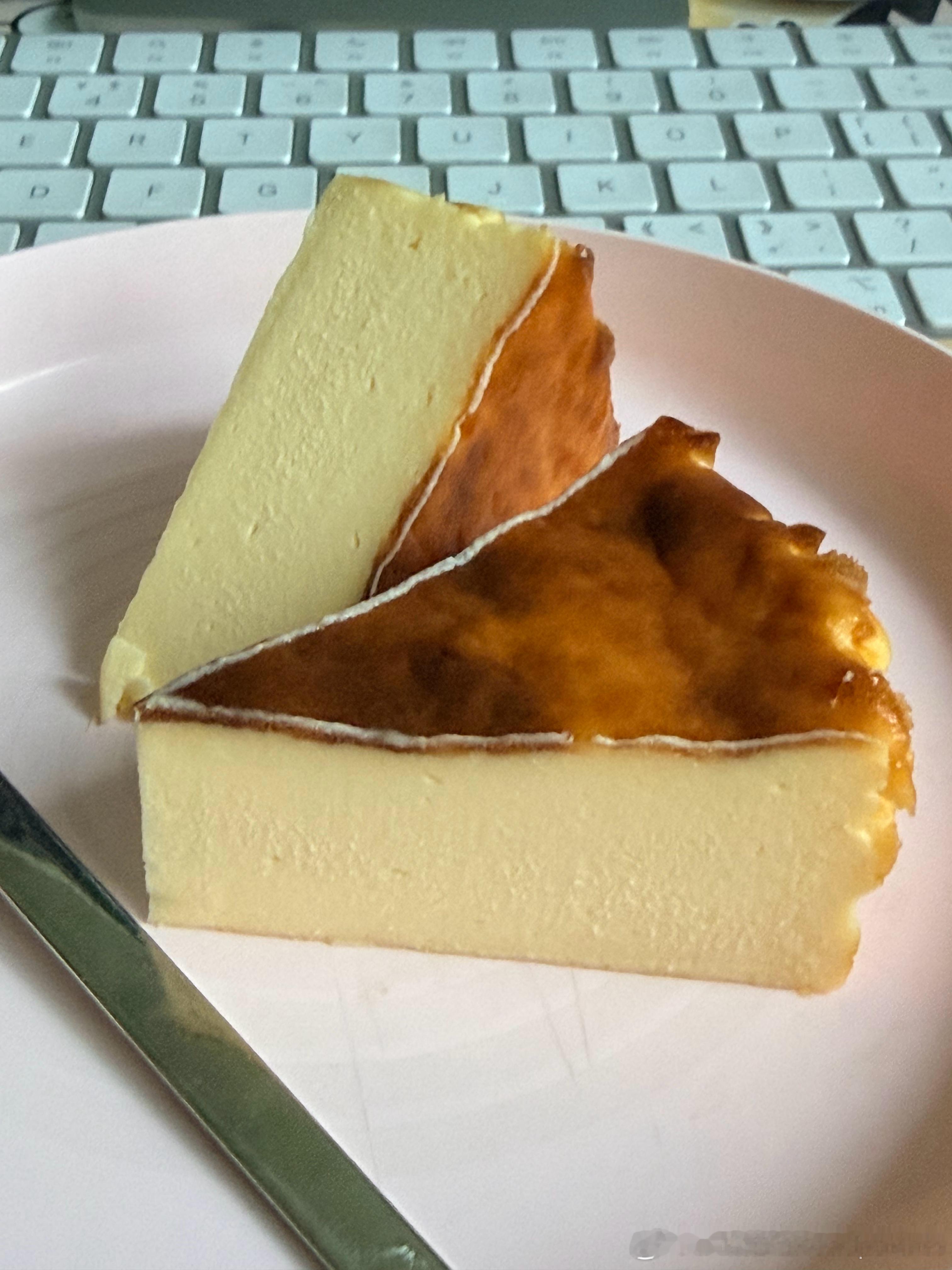 自制的巴斯克！没有用烤箱太牛了 