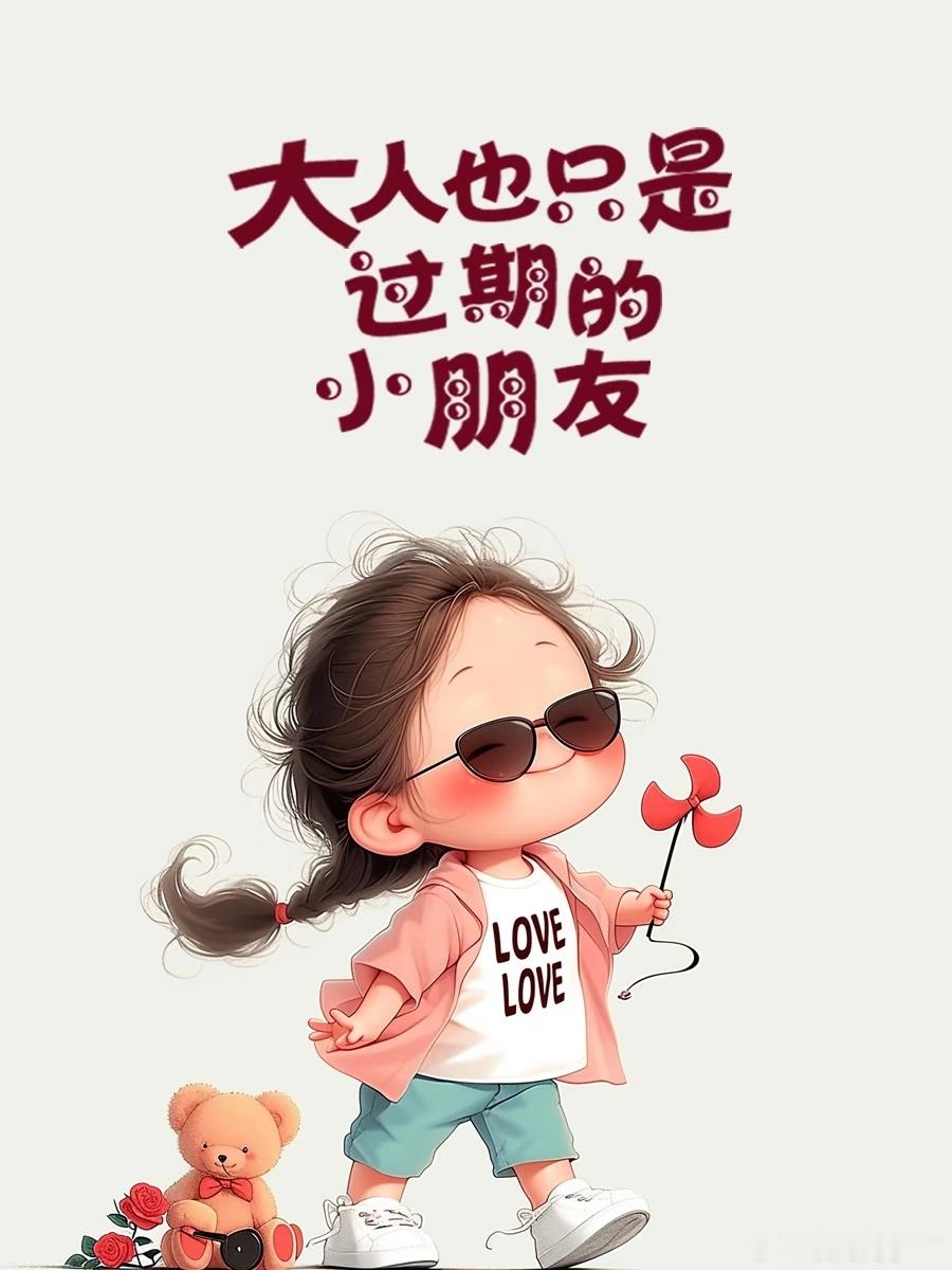 早上好呀！想做一天小朋友，天生可爱不知愁。朱总，我也想过儿童节 ，给我也放假一天