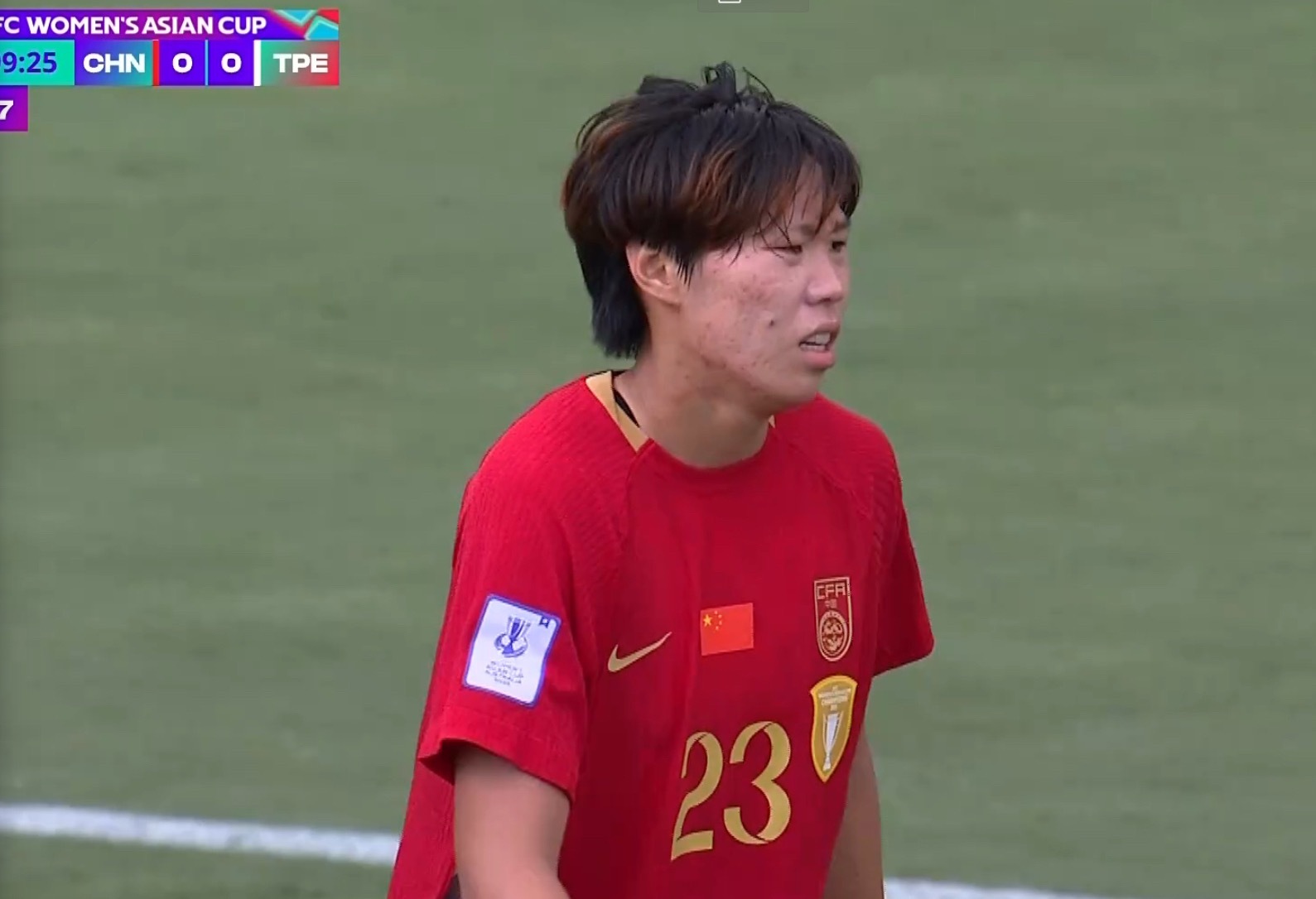 中国女足错失绝杀邵子钦今天机会非常多，但是都被浪费了这样打下去会越来越不自信的啊