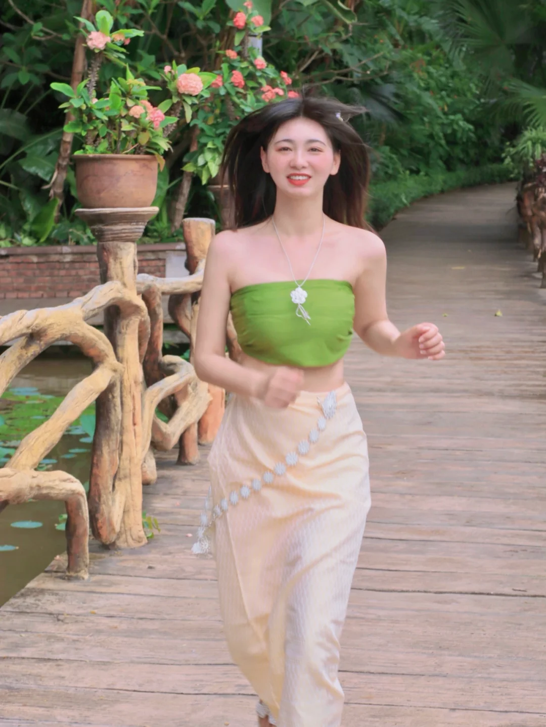 西双版纳曼听公园🏝做一天傣妹吧