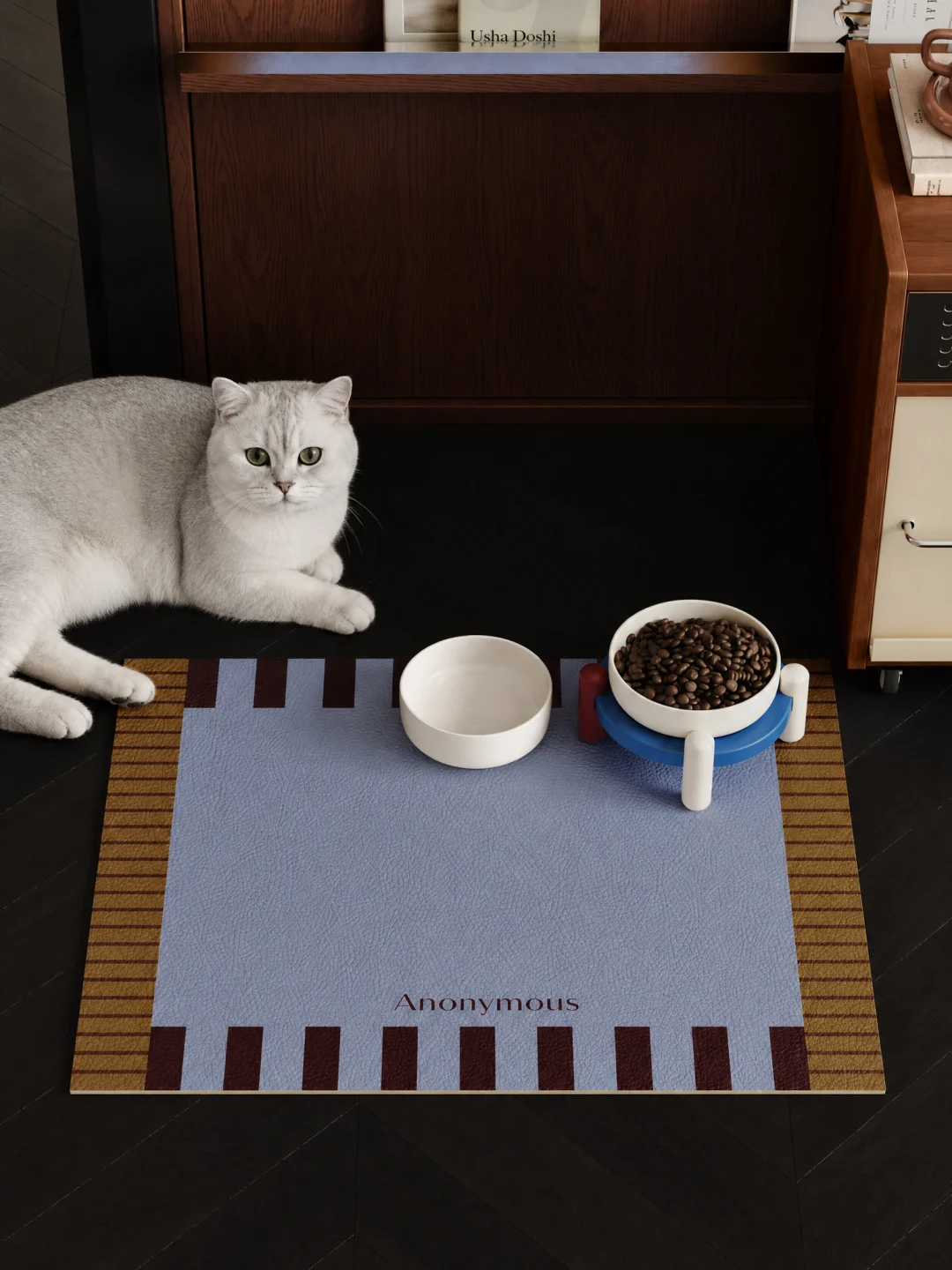 包豪斯猫咪食堂get…🔵😽中古猫咪餐垫封神！！