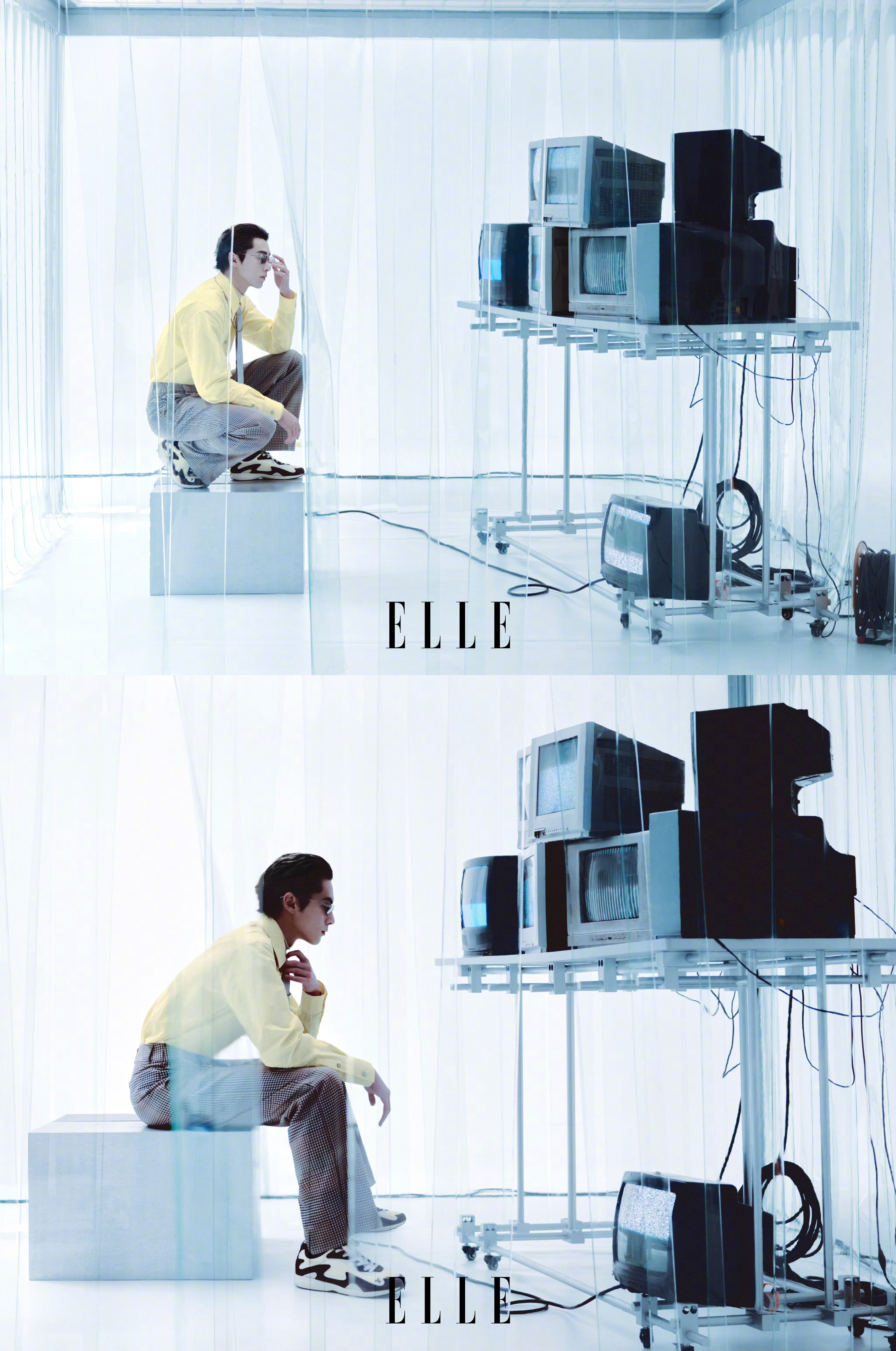王鹤棣｜ELLE China July 2026正式封面发布！王鹤棣身穿Loui