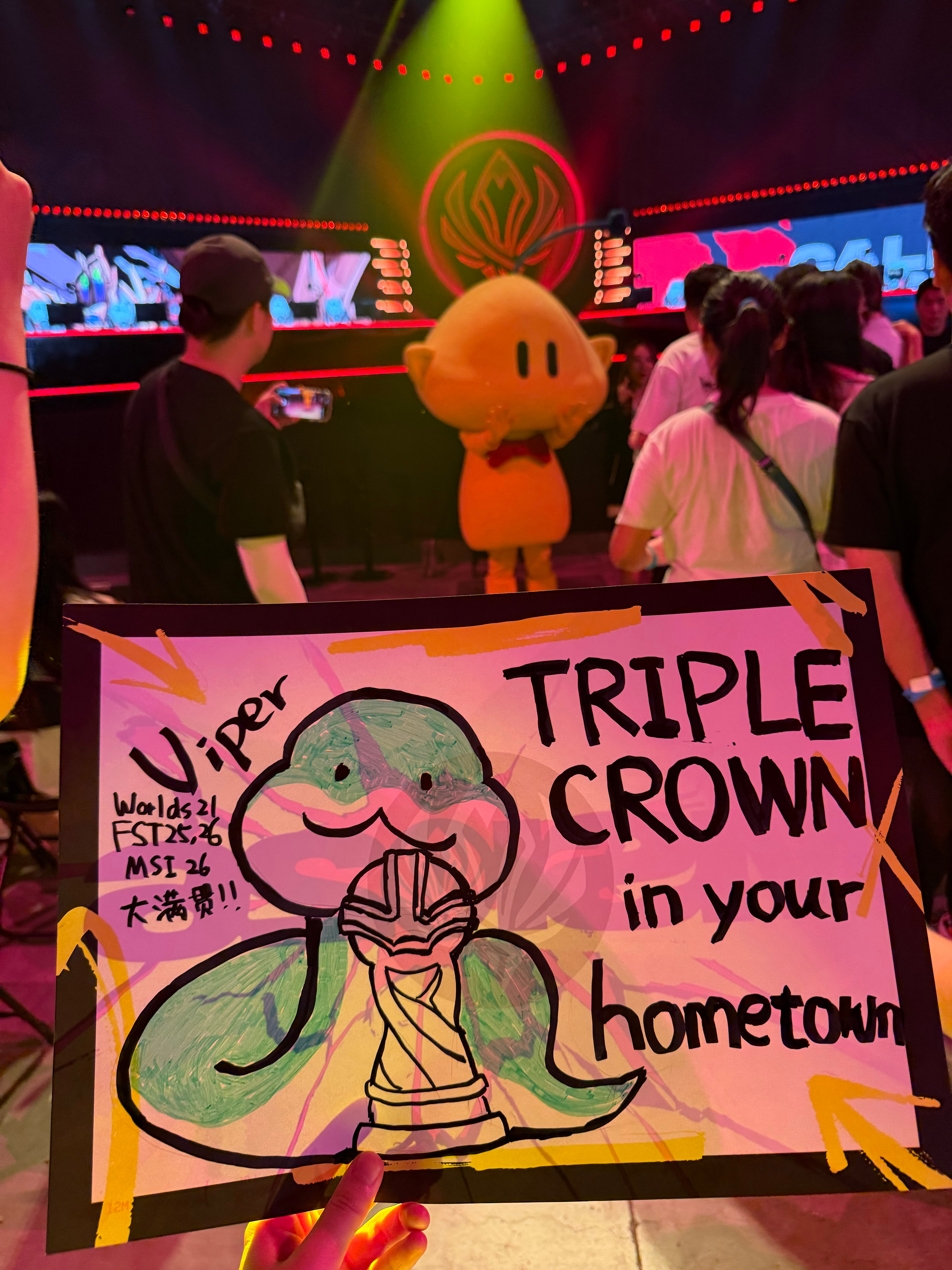 决赛加油Viper3！！你理应在家乡封王Triple Crown🙏🏻👑🏆