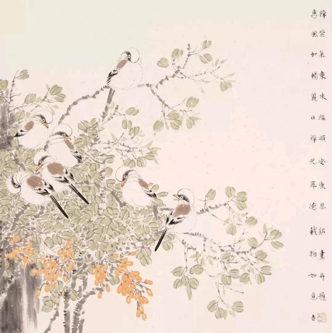 淡雅柔美，他的作品能让人读出静气