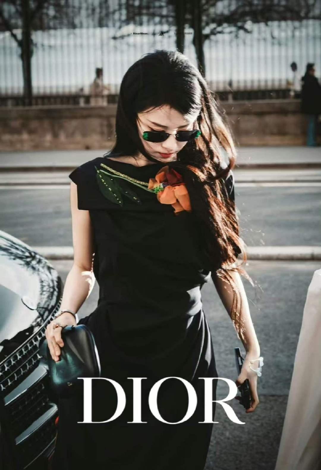 王楚然就这样闪耀巴黎，成为品牌大使。