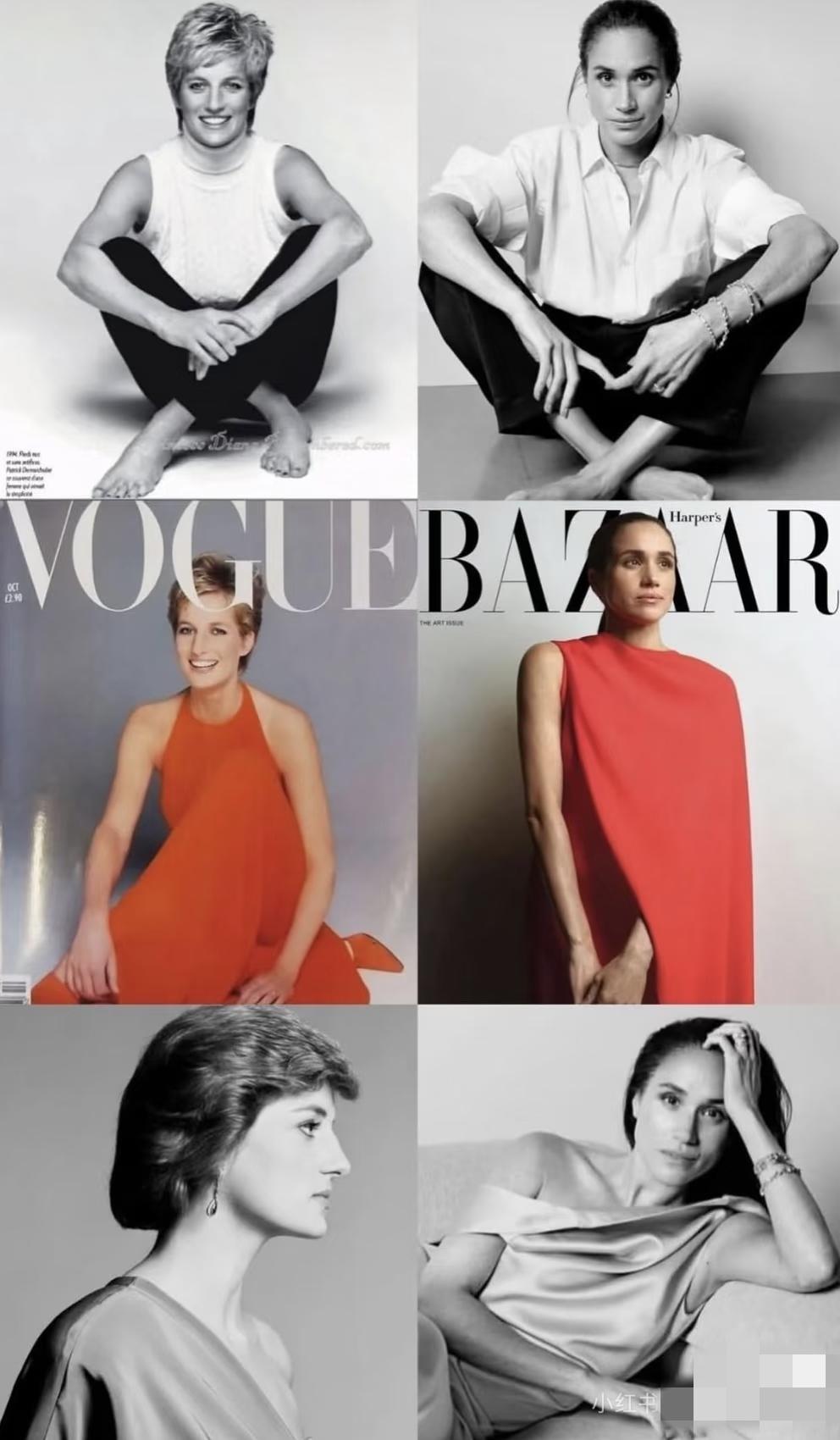 梅根素颜登杂志封面，时尚造型与戴安娜王妃高度相似！
近日，苏塞克斯公爵夫人梅根可