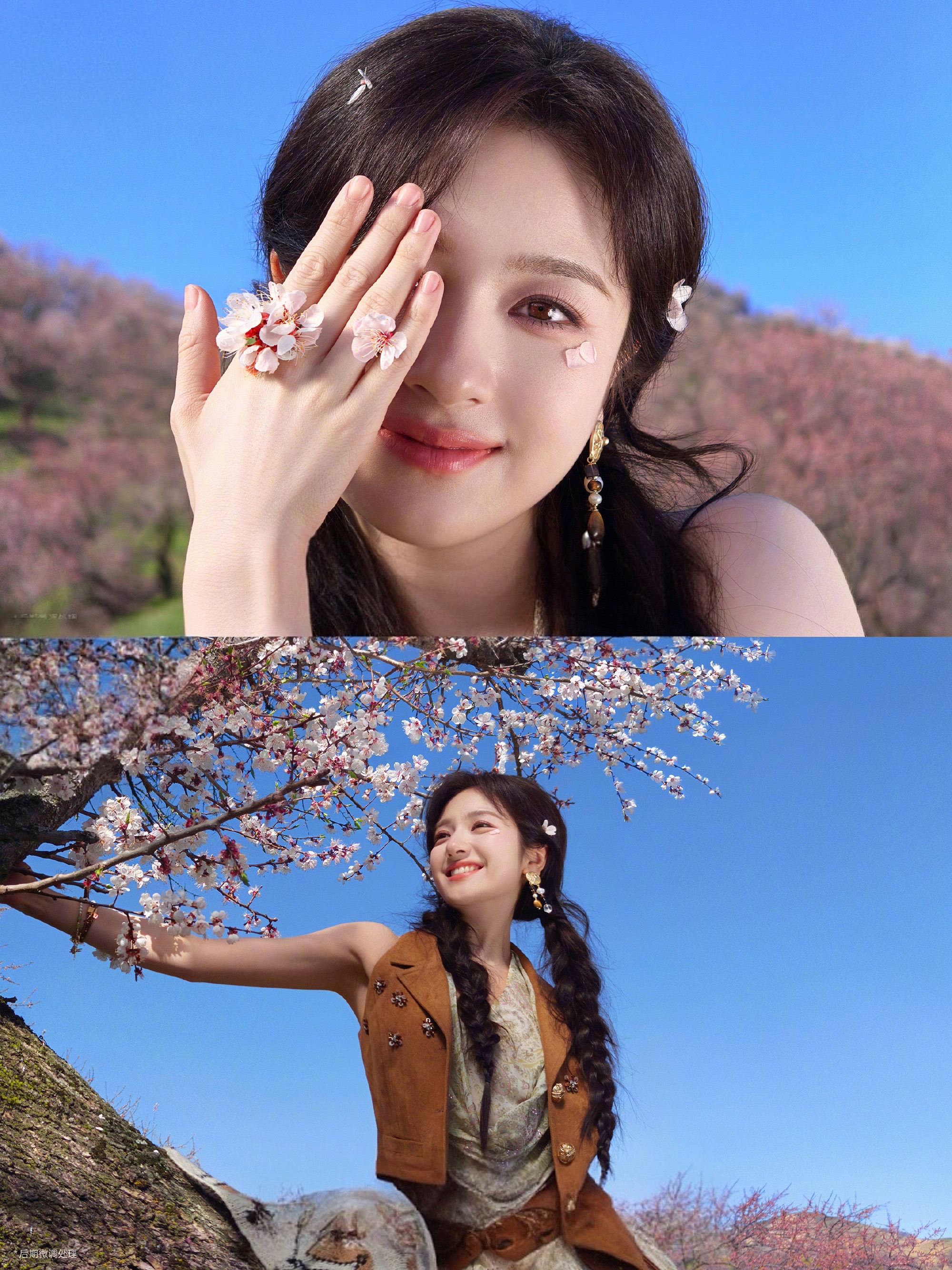 李兰迪李兰迪西部风造型李兰迪森系甜妹感李兰迪这组春日写真太惊艳了！西部风造型飒爽