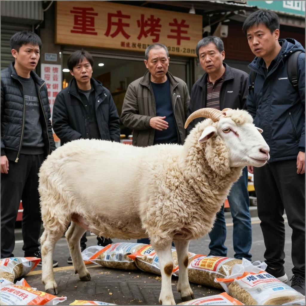 36斤活羊烤完只剩6.9斤？重庆商家“注水增重”被查，消费者怒了！

“这羊缩水
