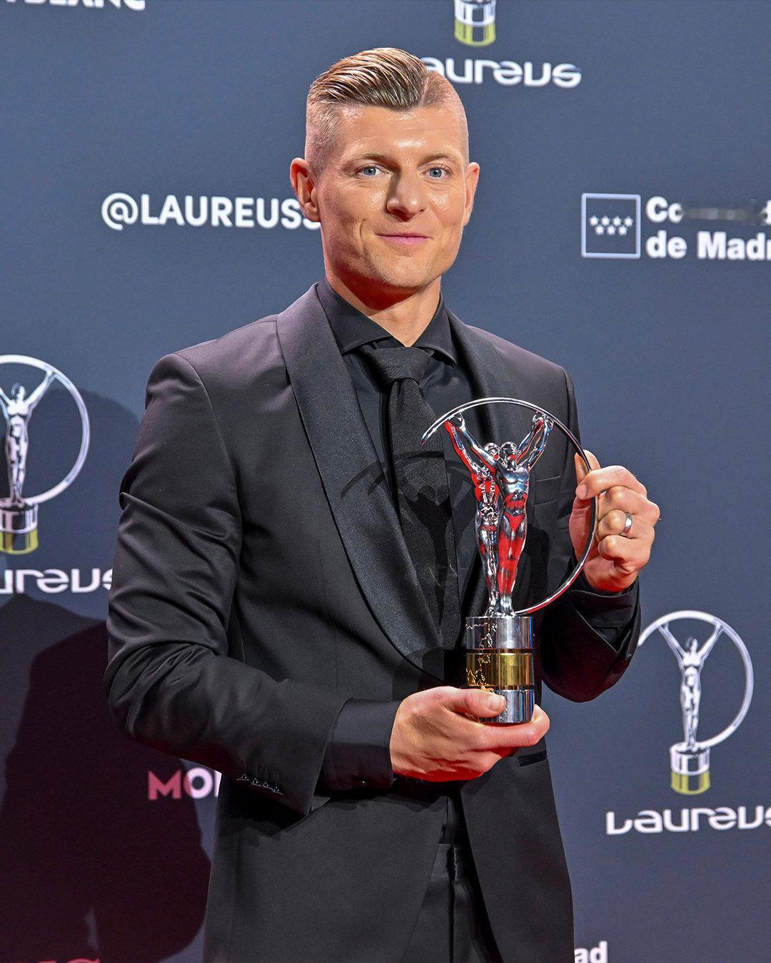 祝贺 托尼·克罗斯 荣获劳伦斯体育励志奖！👏👏👏 