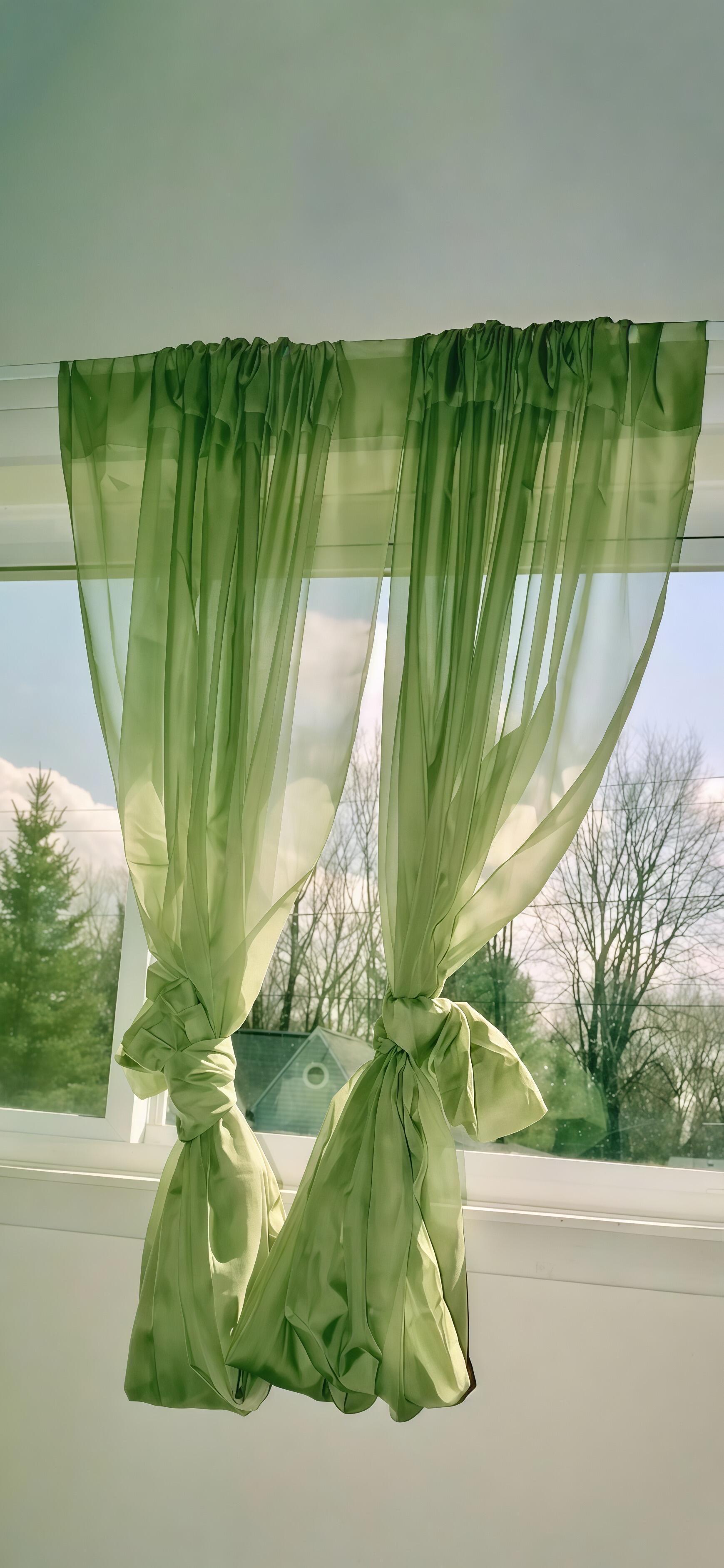 绿色系壁纸｜窗外的风也不想动🍃🍏 