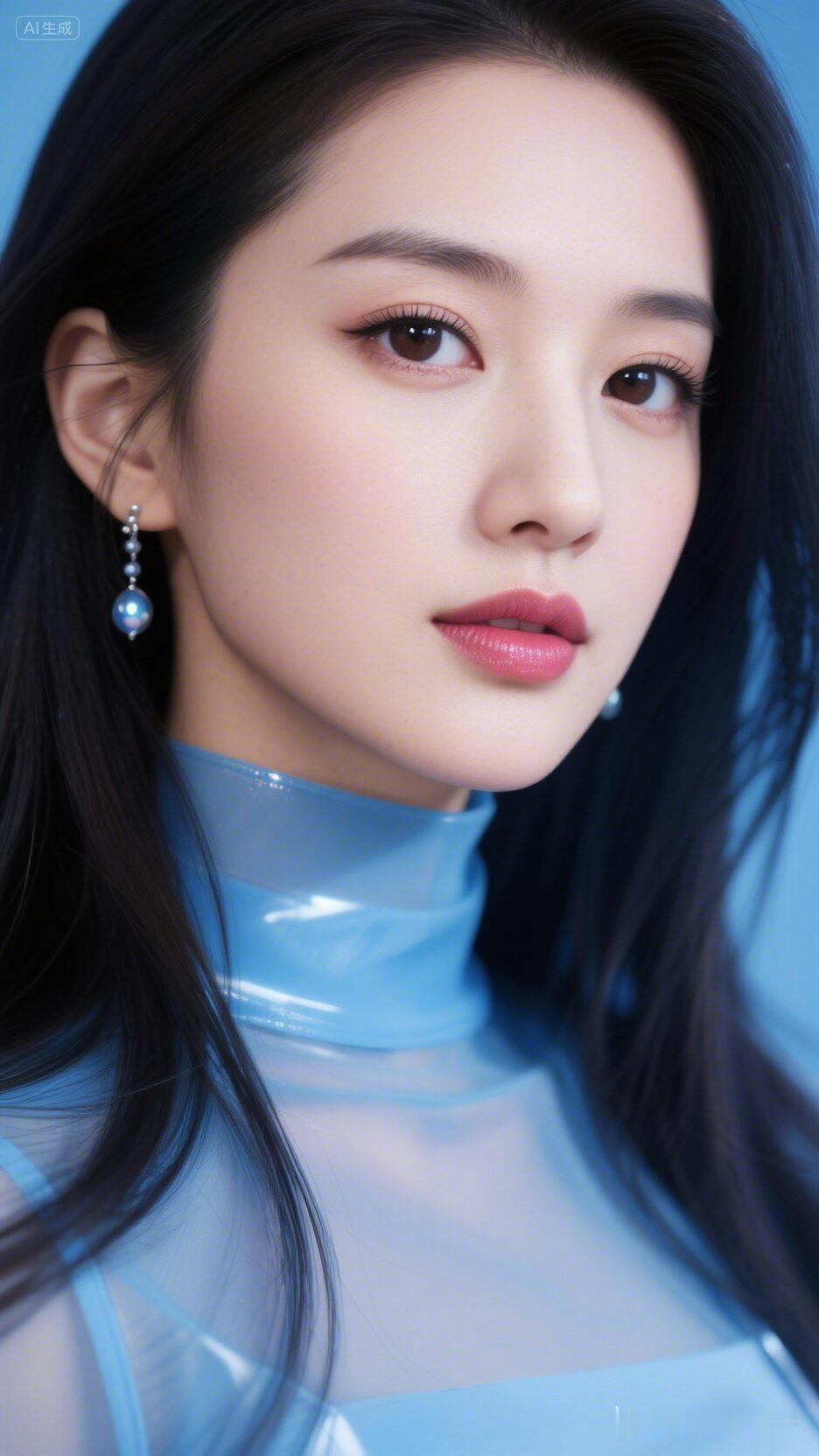 冷艳蓝调，优雅气质，尽显魅力！💙✨