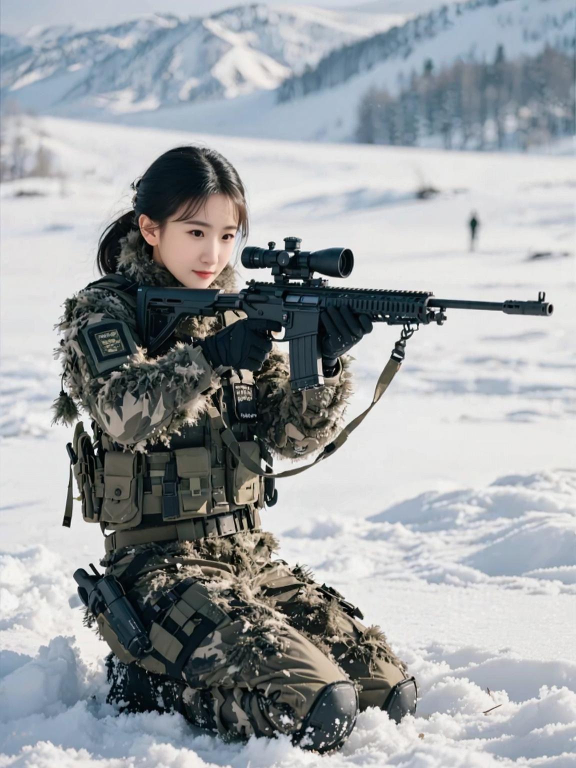 AI雪地狙击大片