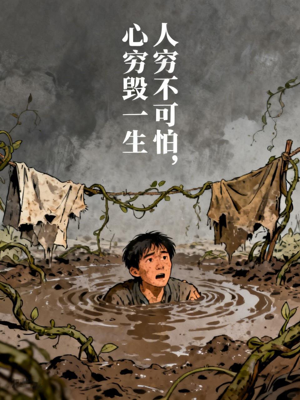 我超认同“人穷不可怕，心穷毁一生”。人穷，不过是物质匮乏，靠努力还能翻身。但心穷