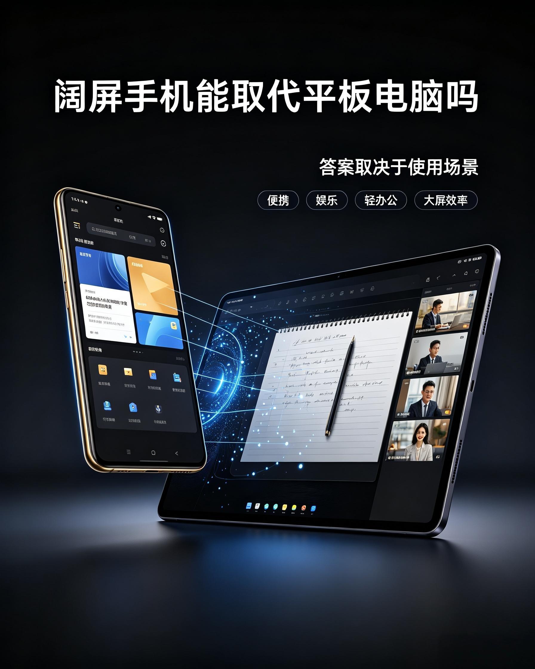 阔屏手机能取代平板电脑吗 存在即合理！说取代是完全不可能的，起码目前还做不到“取