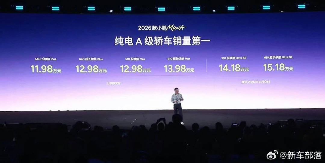 2026款小鹏MONA大大大大大升级小鹏这次是真把智驾价格打下来了新款MONA 