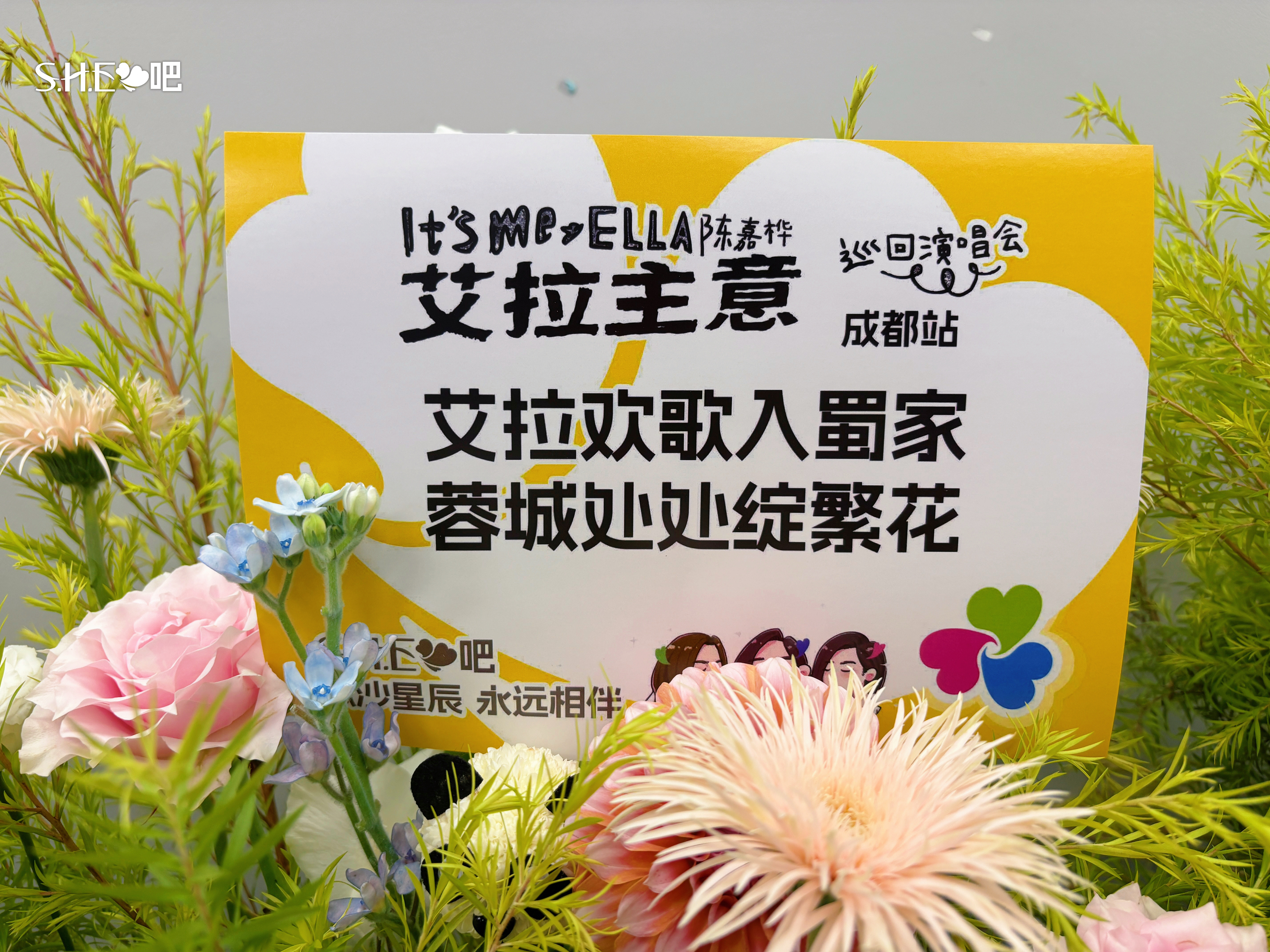 S.H.E吧揽天府盛景，满怀热忱邂逅🌺「艾拉欢歌入蜀家，蓉城处处绽繁花」鲜活热