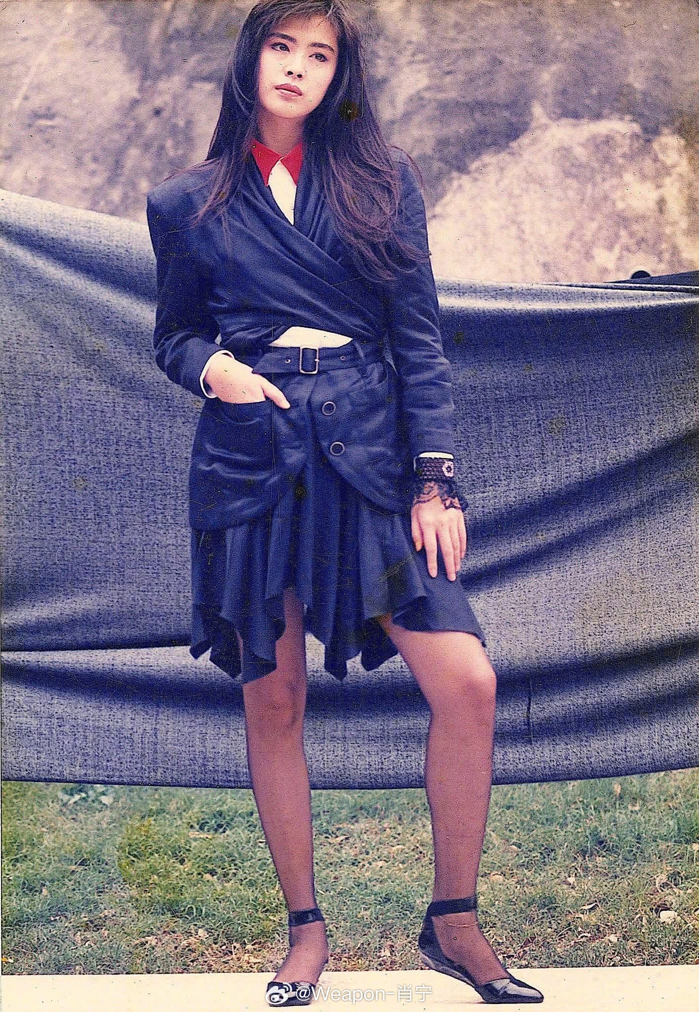 照片中的历史 1989年，明报周刊插页海报，模特：王祖贤。 